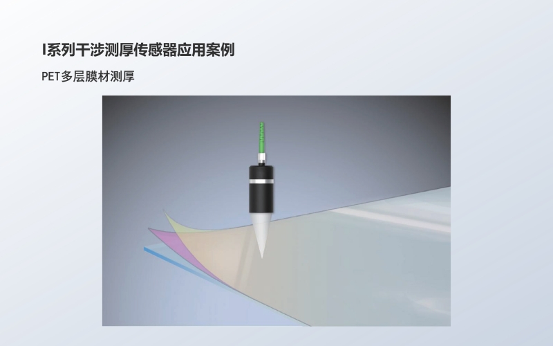 I系列干涉测厚传感器应用：PET多层膜材测厚